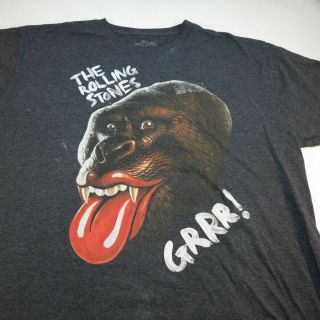 The Rolling Stones Gorilla 50th Anniversary Concert Tour Tee T Shirt Mens Xxl