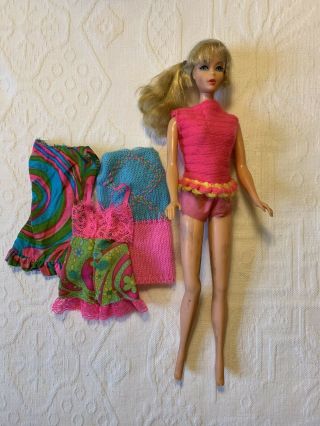 Ash Blonde Barbie Tnt Side Ponytail With Tagged Mod Outfits