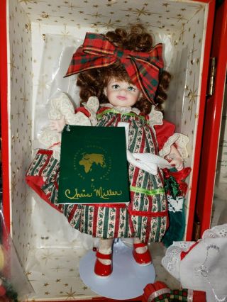 8 " Pittsburgh Originals Chris Miller Doll In Trunk Carole Christmas
