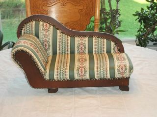 Dayton Hudson Victorian Style Heirloom Fainting Couch Chaise Lounge For 18 " Doll