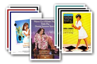 Donna Summer - 10 Promotional Posters Collectable Postcard Set 1
