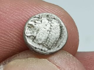 Rare Ancient Greek Silver Coin Ionia Miletos 9 Gr 9 Mm