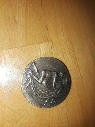 Caligula Coin Ancient Roman Empire Spintria Brothel Erotic Token 3,  Iii