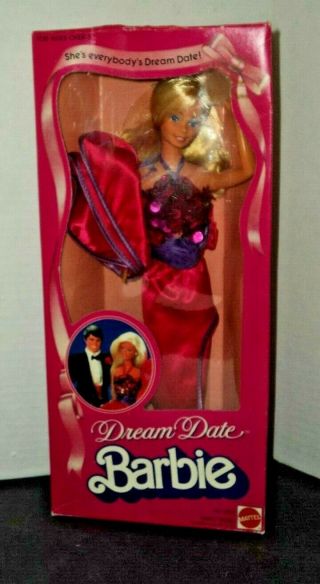 1982 Mattel Dream Date Barbie 5868