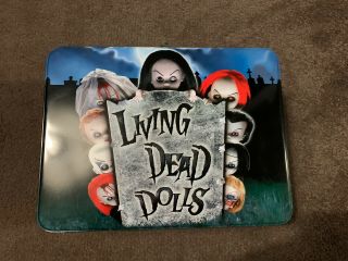 Living Dead Dolls Club Mez Metal Lunch Box Tin