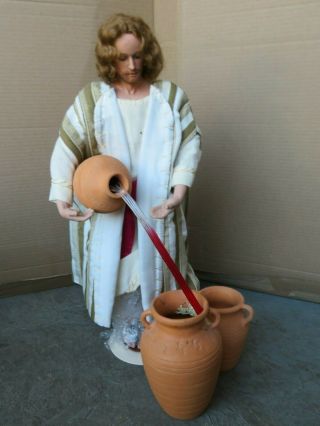Ashton Drake Galleries Water Into Wine Miracles of Jesus Porcelain Doll 2