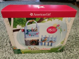 American Girl Wellie Wishers Cozy Up Cocoa Stand Complete