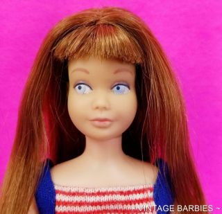 Rare Bend Leg Skipper Doll 1030 W/two Tone Red Hair Vintage 1960 