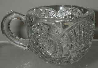 Eapg Imperial Glass No 733 Aka Broken Arches Clear Punch Cup Antique