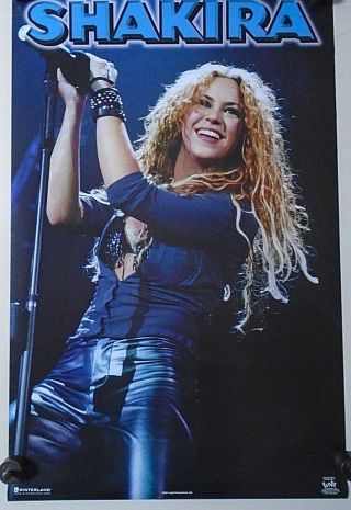 Shakira / Poster 7591 / Exc.  / 22 X 34 " Last One