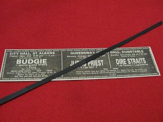 Dire Straits 1978 Vintage Gig Concert Advert Civic Hall Dunstable