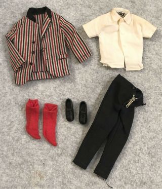 Ricky Doll Outfit 1503 " Sunday Suit " Complete Jacket Pants Shirt Barbie Mattel