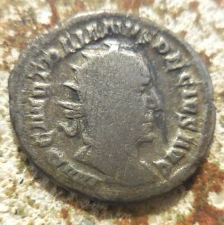 Trajan Decius Silver Antoninianus Rome 249 - 251 Ad.  (22 Mm,  2.  76 Gm) Abundantia: