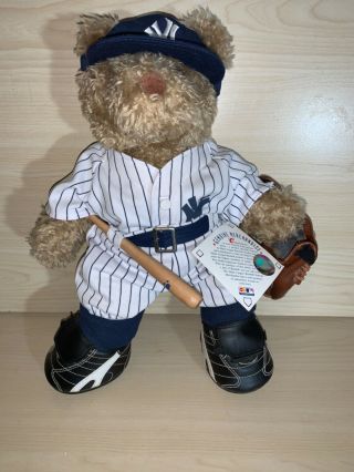 Build A Bear Bab Ny Yankees Official Mlb Baseball Uniform Teddy Bear Plush 16 "