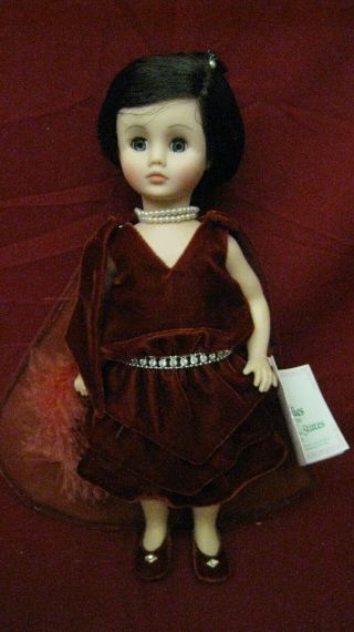 Vintage Madame Alexander Doll Grace Coolidge With Box & Tag 84