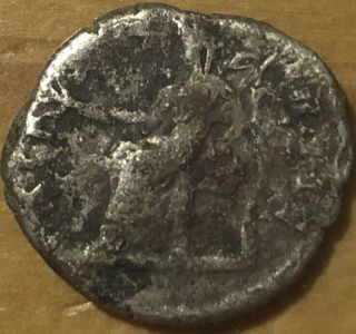 196 - 197 Septimius Severus Ar Denarius,  1.  7g Ric 80