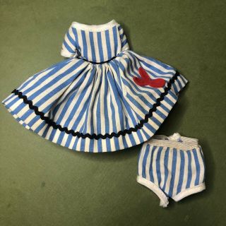 Vintage Betsy Mccall Doll School Girl Dress & Panties Htf Exc