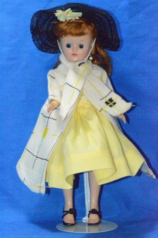 Vintage Vogue 10.  5 " Jill Fashion Doll Bkw Ml Display Doll W/stand