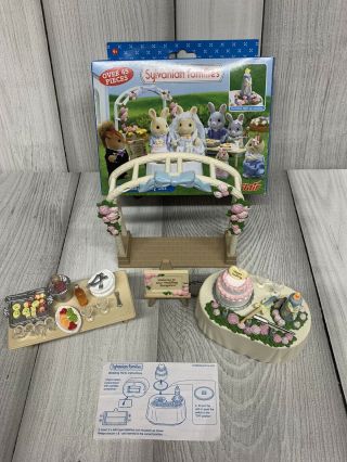 Sylvanian Families Wedding Party Set Boxed Complete Lights