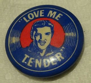 Elvis Presley Love Me Tender 25mm Button Badge