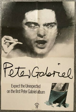 Peter Gabriel First Album Promo Poster
