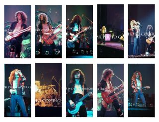 4x6 Inch Photo Set Led Zeppelin Jimmy Page Robert Plant Phildelphia