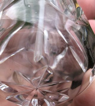 Waterford Crystal PERFUME ATOMIZER BOTTLE w/ BULB 4 