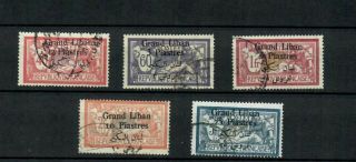 Lebanon Liban French Colonies Postally Complete Set Stamps - Lot (leb 251)