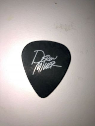 CKY Deron Miller authentic signature Guitar Pick in the Making of MTV SHOW 2