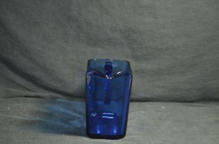 Vintage Cobalt Blue Glass Water Pitcher 2