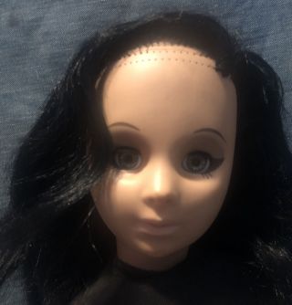 Vintage 1964 Mattel Scooba Doo Pull String Doll Mute Goth Halloween 3