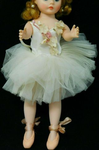 1957 10 " Madame Alexander Cissette Ballerina Outfit 904 Pink Harebell Flowers