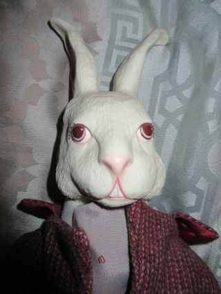 1984 Dakin Elegante Faith Wick Alice In Wonderland White Rabbit