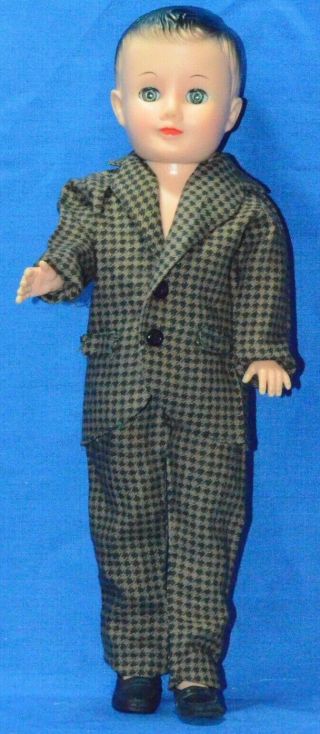 Vintage 11 " Vogue Jeff Doll In Vintage Casual Suit