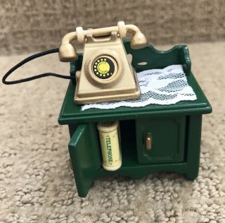 Sylvanian Families / Calico Critters Vintage Table & Telephone Set