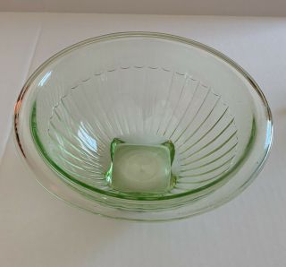Radium / Uranium / Vaseline Green Glass 8” Bowl