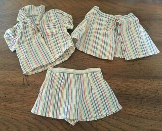 American Girl - Molly - 3 Piece Tennis Outfit - Overskirt,  Blouse,  Shorts