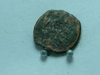 Biblical Coin Of Jews King John Hyrcanus I,  135 - 104 Bce.  Judaea.  13 Mm;1.  49g.  Fine