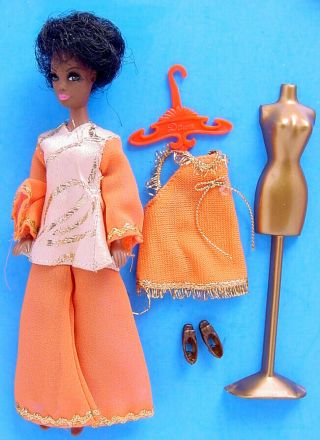 1970s Topper Dawn Doll Family Dale In Outfit W 718 Tangerama Tunic Set