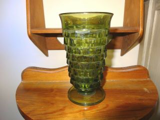Fostoria Indiana American Whitehall Colony Footed Green Iced Tea Tumbler (s)
