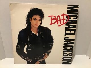 Michael Jackson 1987 Bad Album Record Lp