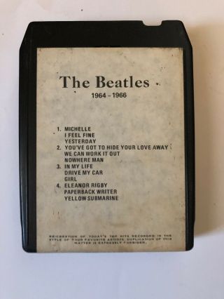 The Beatles 1964 - 1966 8 Track Tape D