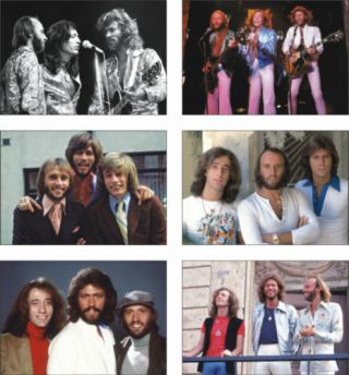 The Bee Gees 6 Card Postcard Set