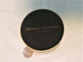 Madame Alexander Cissy Black Hat Box With Gold Tag - 2