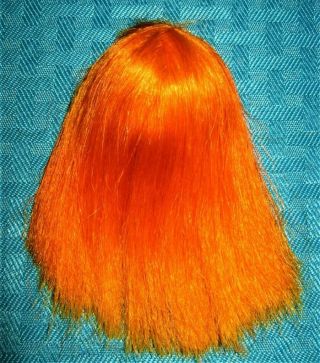 Vintage Color Magic Barbie Long Hair Orange Wig