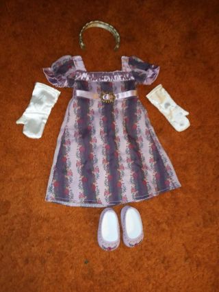 American Girl Doll Caroline Holiday Gown