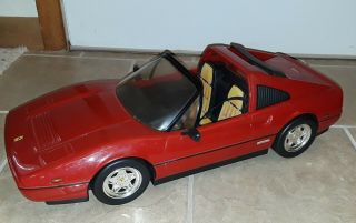1986 Vintage Barbie Red Ferrari 328 Gts Convertible Sports Car Toy By Mattel