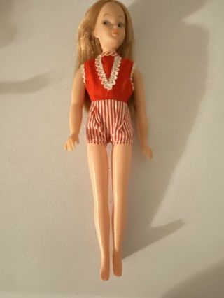 Vhtf Vintage Skipper Clone Eegee Lil Sister Doll In Play Suit