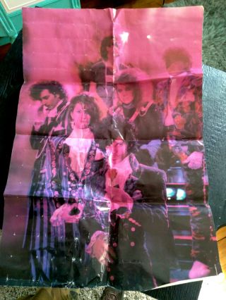Vintage 1984 Prince And The Revolution Poster 32 " X21 - 1/2 " Nancy Bundt Wrinkled