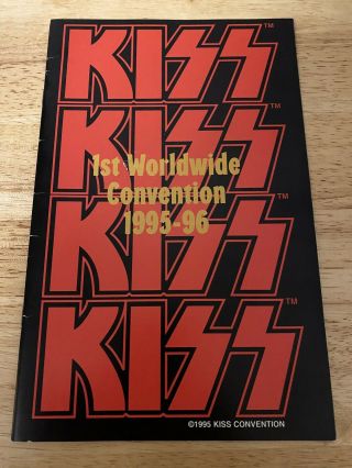 Kiss 1st Worldwide Convention 1995 - 1996 Souvenir Booklet